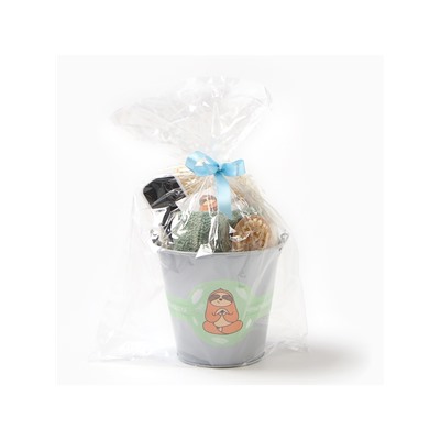 Набор подарочный «Этель. Чудесного дня», полотенце, мочалка, щётка