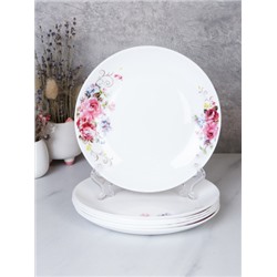 Набор тарелок 6 штук 190 мм Евро Дэй / FLYGP75 (19010-1) /уп 48/ Розовая композиция