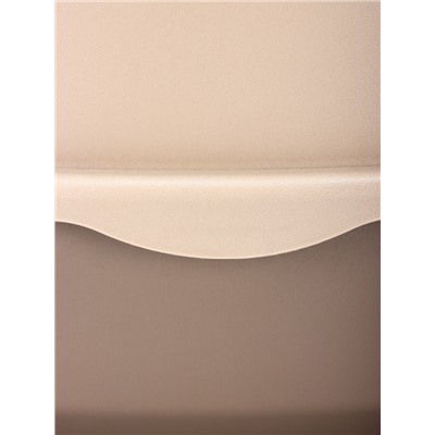 Лоток для кошек Фур-Мур 48×35.5 cм с высоким бортом + совок, Soft-touch, капучино
