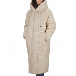 22-203 LT. BEIGE Пальто зимнее женское (200 гр. тинсулейт)