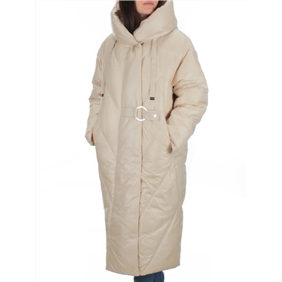 22-203 LT. BEIGE Пальто зимнее женское (200 гр. тинсулейт)