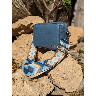 Pelle 21-20 (370) azul - CINTURON BOLSOS (150)-6 (2) АКЦИЯ