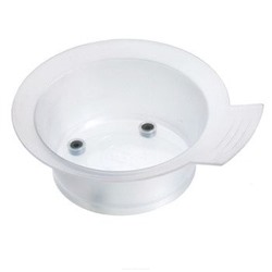 Dewal Чаша для смешивания краски с ручкой и резинкой на дне T-1215, пластик, прозрачный, 240 мл