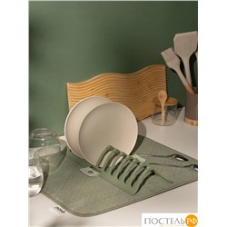 DOME ОДЕНС сер. Коврик с подставкой для посуды 35,5х46 см, 1 пр.