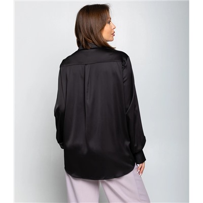 Рубашка #ОКТ085005, чёрный