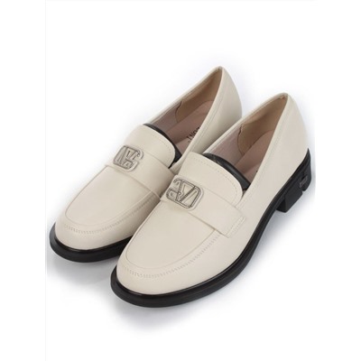 06-PDG261-2 BEIGE Туфли женские (натуральная кожа)