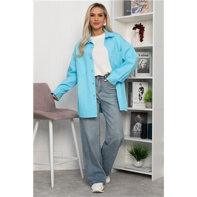 Рубашка Будь в тренде (голубая) Б13788-4М