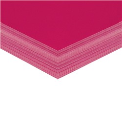 Бумага А4, 100 листов, 80 г/м², самоклеящаяся, флуоресцентный, ярко-розовая
