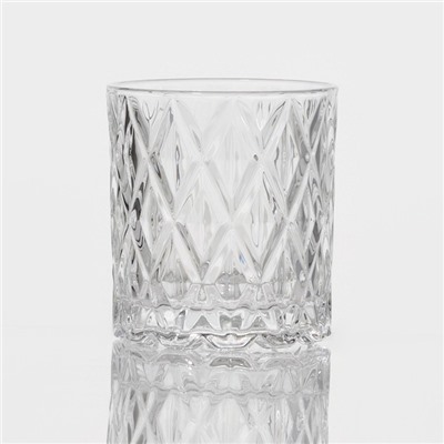 Стаканы Magistro «Богема. Ромбы», 310 мл, 8.3×7.7×9 см, набор 6 шт., стекло, прозрачные