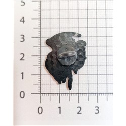 Металлический значок "Смерть с косой"