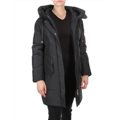 8966 BLACK  Пальто зимнее женское CLOUD LAG CAT  (200 гр. холлофайбер)
