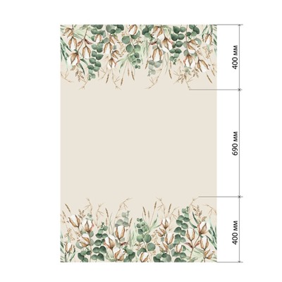 Скатерть Этель Cotton, 149×110 см, 100% хлопок, репс 210 г/м²