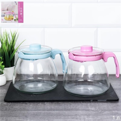 Чайник заварочный 1000 мл / RS-BD010 /уп 48/микс