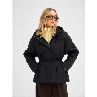 Плащ женский черный