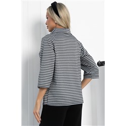 Джемпер Эдельвейс (черно-белый) Б12830-18М