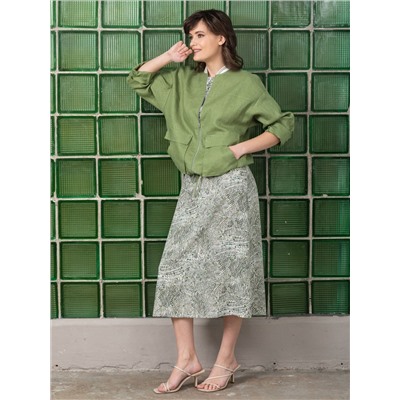 Жакет бомбер на молнии