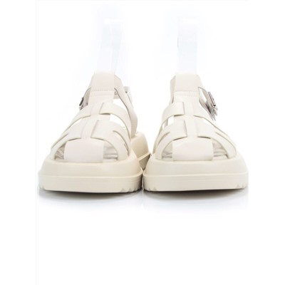 08-PEAG35-1 LT. BEIGE Босоножки женские (натуральная кожа)