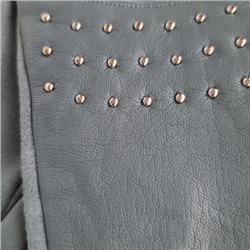 Перчатки женские, р-р 8, сенсорные, экокожа, искусственный замш, подкладка флис, цвет серый, арт.56.1197
