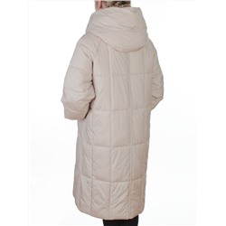 8892 LT. BEIGE Пальто зимнее женское (200 гр. холлофайбер)