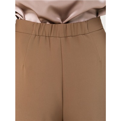 Брюки-палаццо серо-коричневые