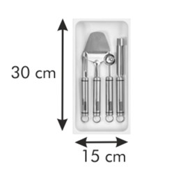 Лоток для столовых приборов FlexiSPACE, 29.6x14.8 см