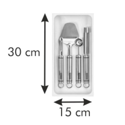 Лоток для столовых приборов FlexiSPACE, 29.6x14.8 см