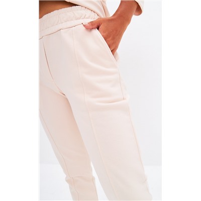 Брюки спорт F312-0851 pale beige