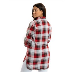 445 Туника "Красная клетка"