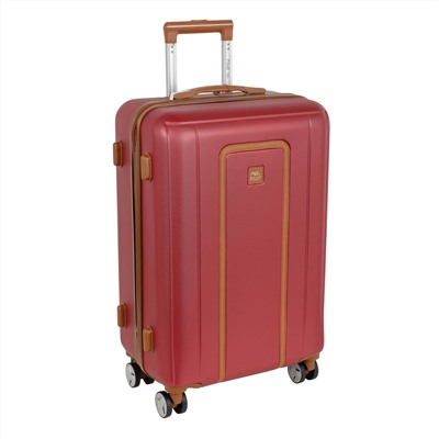Чемодан S пластик малый РР5509 (3-ой) 24" (Бордовый)