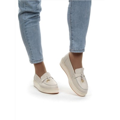 03-5061-3 BEIGE Лоферы женские (натуральная кожа)