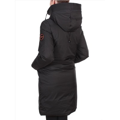 GWD21336P BLACK Пальто зимнее женское PURELIFE (200 гр. холлофайбер)