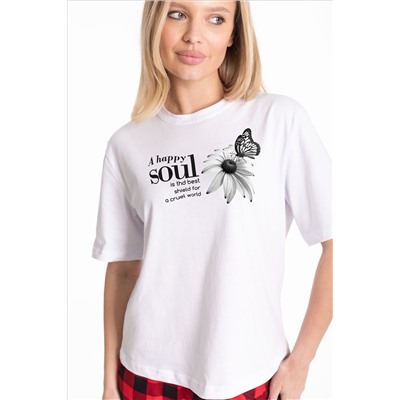 Футболка с принтом  М326065Пб