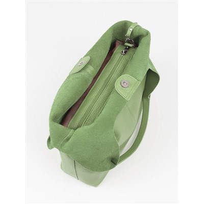 Женская кожаная сумка Richet 2903LN 871 Зеленый