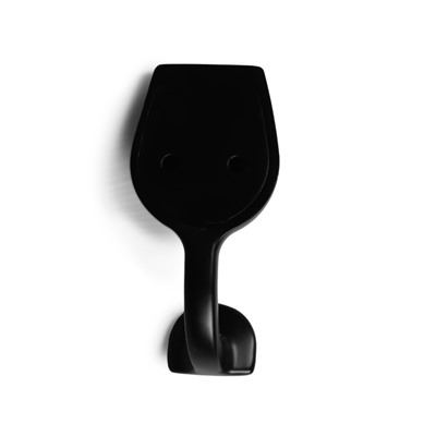 Крючок мебельный CAPPIO CHALICE, однорожковый, цвет черный