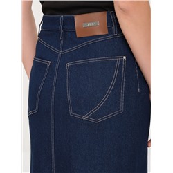 Юбка джинсовая синяя