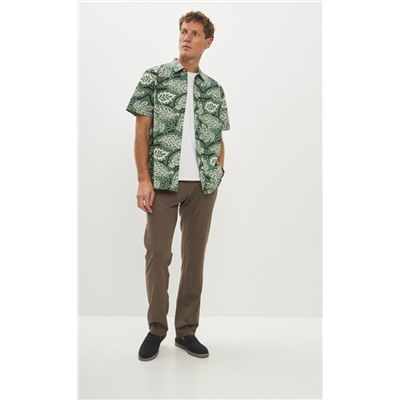 Рубашка к/р P411-0499 green