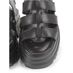 08-PEY337-2 BLACK Босоножки женские