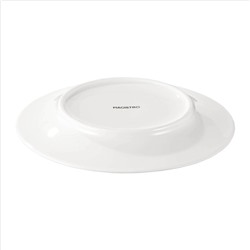 Тарелка Magistro Crotone, d=25.8 см, фарфор, белая