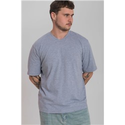 Футболка из кулирки с коротким рукавом и V-образной горловиной М125119с