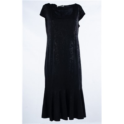 Женское платье миди с коротким рукавом 248589 размер 50, 52, 54, 56