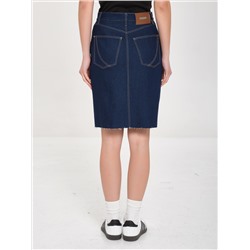 Юбка джинсовая синяя