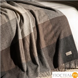 Prime Prive АКСЕЛЬ Плед сер. 140х200+10х2 см, 1 пр., 100% шерсть, 325 г/м2