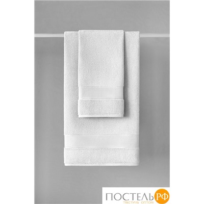 PRIME PRIVE ОТИЛИЯ бел К-т Полотенец, 50x100-1/70х140-1, 2 пр., 100% хлопок, 500 гр/м2