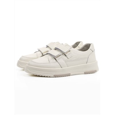 03-C138-2 LT. BEIGE Полуботинки спортивные женские (натуральная кожа)