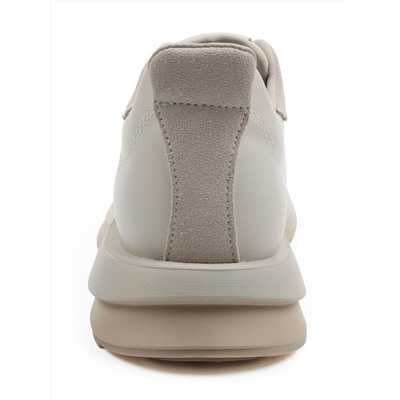 03-A180-5 BEIGE Кроссовки женские (натуральная кожа)