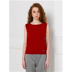 Блуза вязаная без рукавов