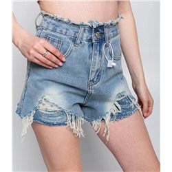 Джинсовые шорты #КТ8699 (1), голубой