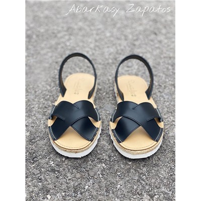 Босоножки от испанского производителья Ab.Zapatos Cruz-Yute marino АКЦИЯ