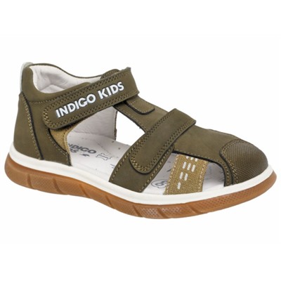 Туфли летн Indigo kids 17-690C хаки Н.К.