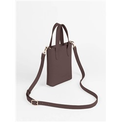 Женская кожаная сумка Richet 3261LG 804 Коричневый